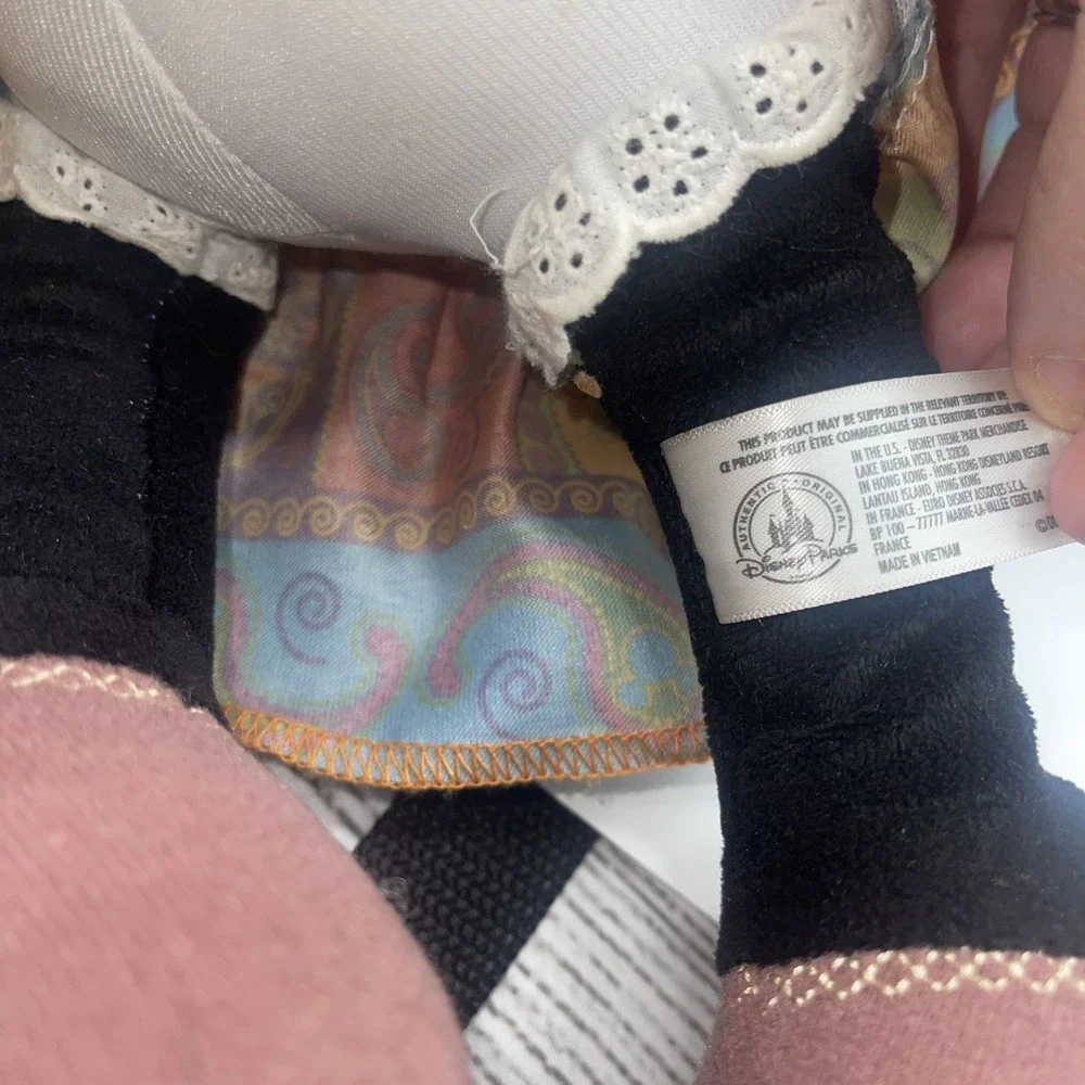 Disney Parks Bohemian Minnie Mouse plush doll 15